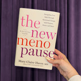 the new menopause book cover by Mary Claire Haver