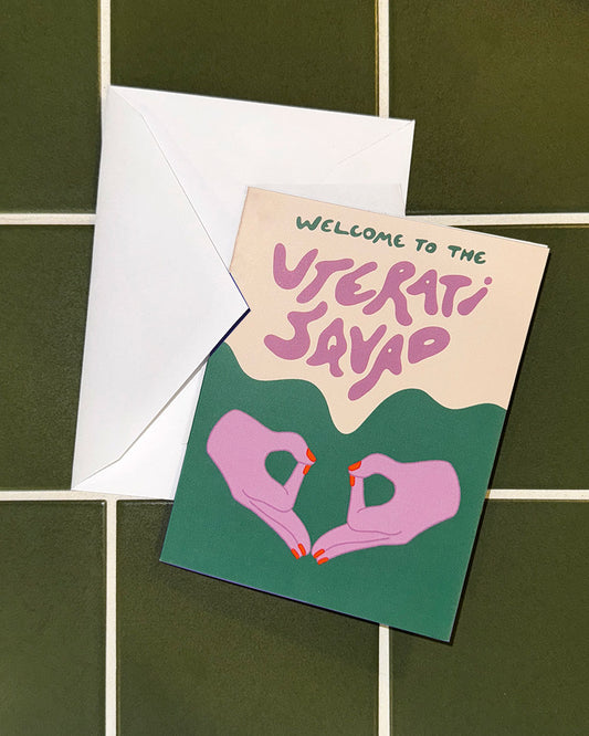 Uterati Squad First Period Card