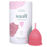 Saalt menstrual cup best period cup Regular Large Himalayan Pink