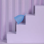 Saalt blue in small on steps