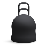 Merula XL in midnight black menstrual cup for heavy periods