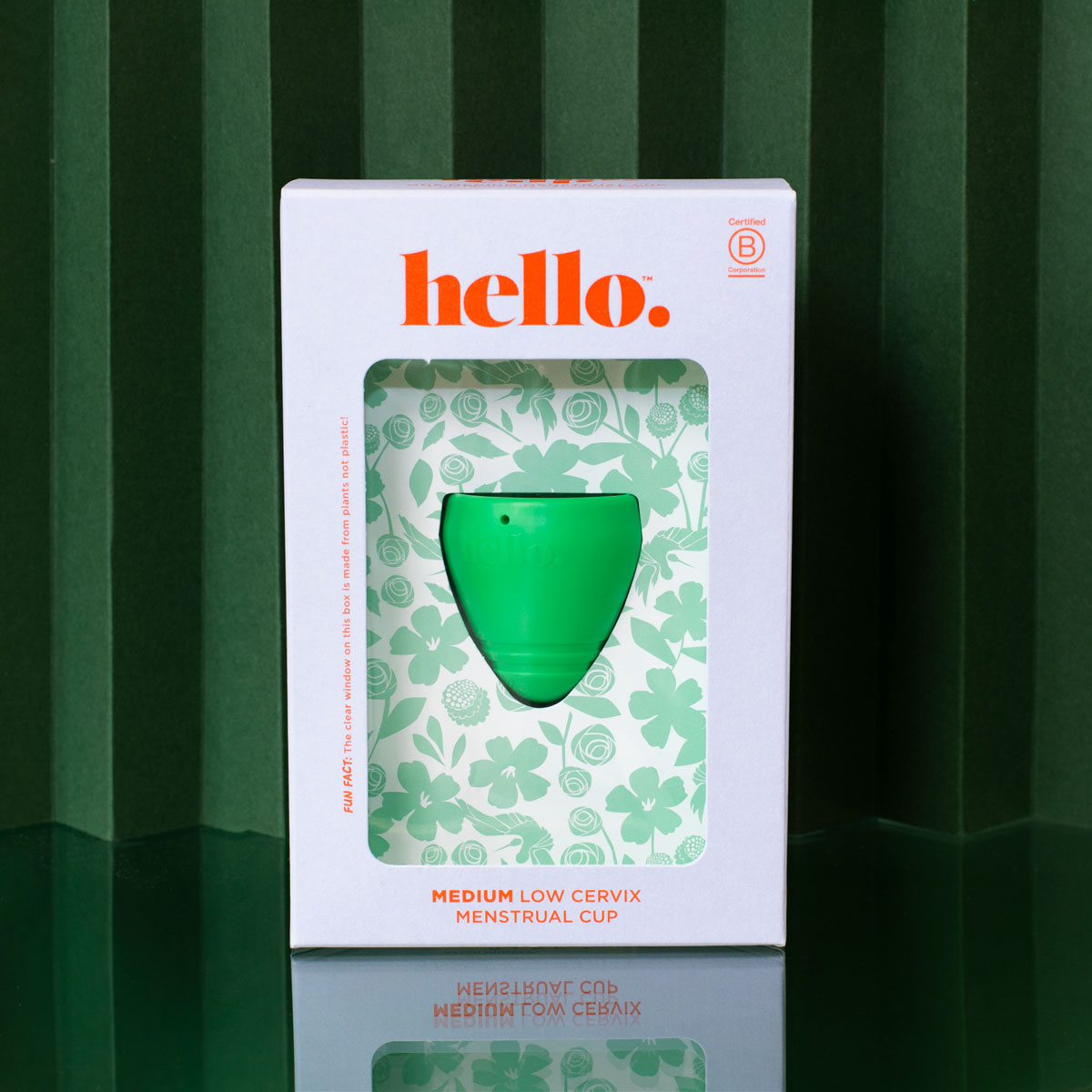 Hello Cup Low Cervix menstrual cup medium