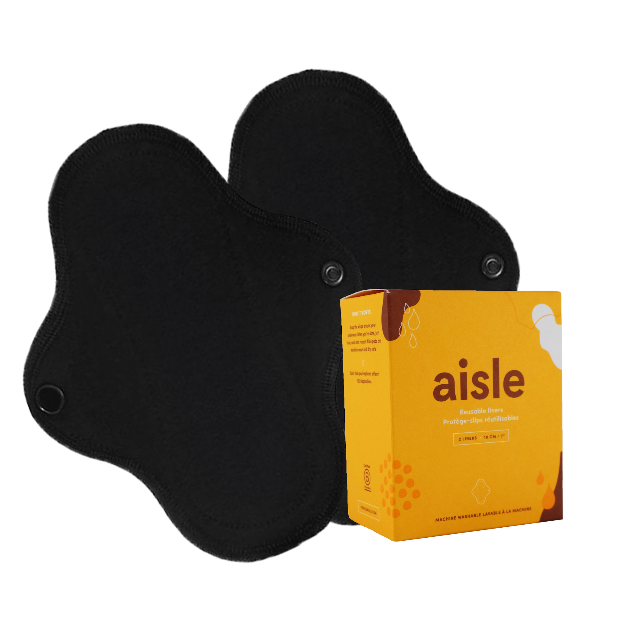 Aisle reusable cloth liners 2 pack