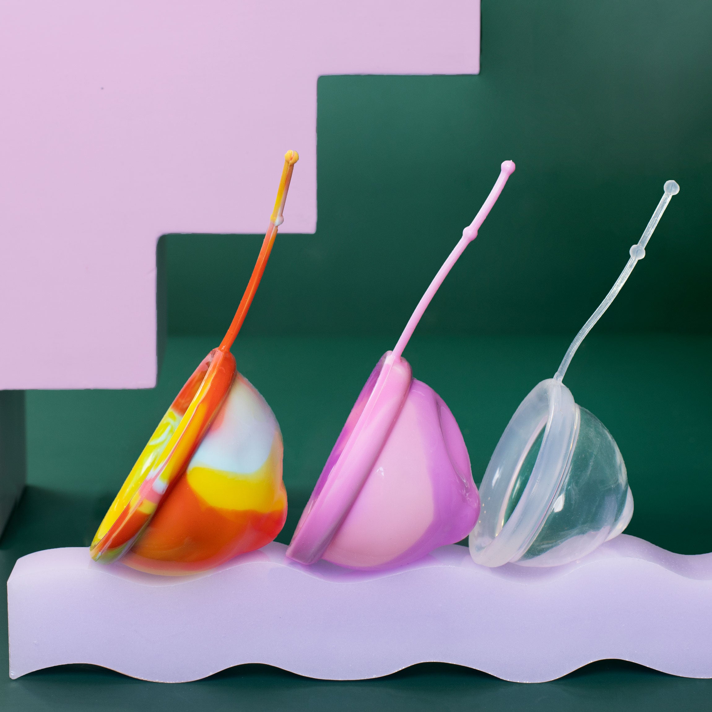 High Medium and Short Lumma menstrual disc size comparison